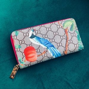 gucci bird wallet